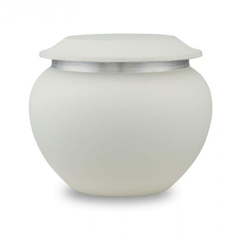 Metalen dierenurn 1012 | Cream